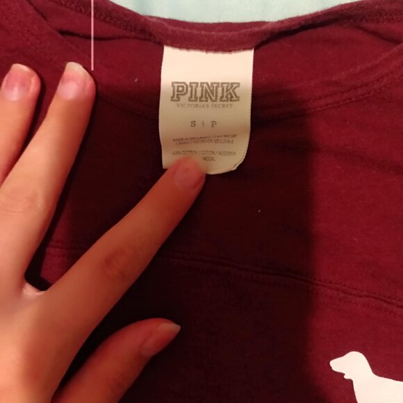 PINK Victoria's Secret Shirt Red ❤️ - Picture 2 of 2
